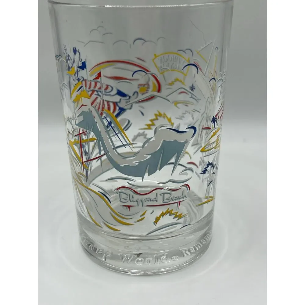 Vintage 1996 Disney WDW 25th Anniversary Mickey Goofy McDonald's Glasses Lot 4